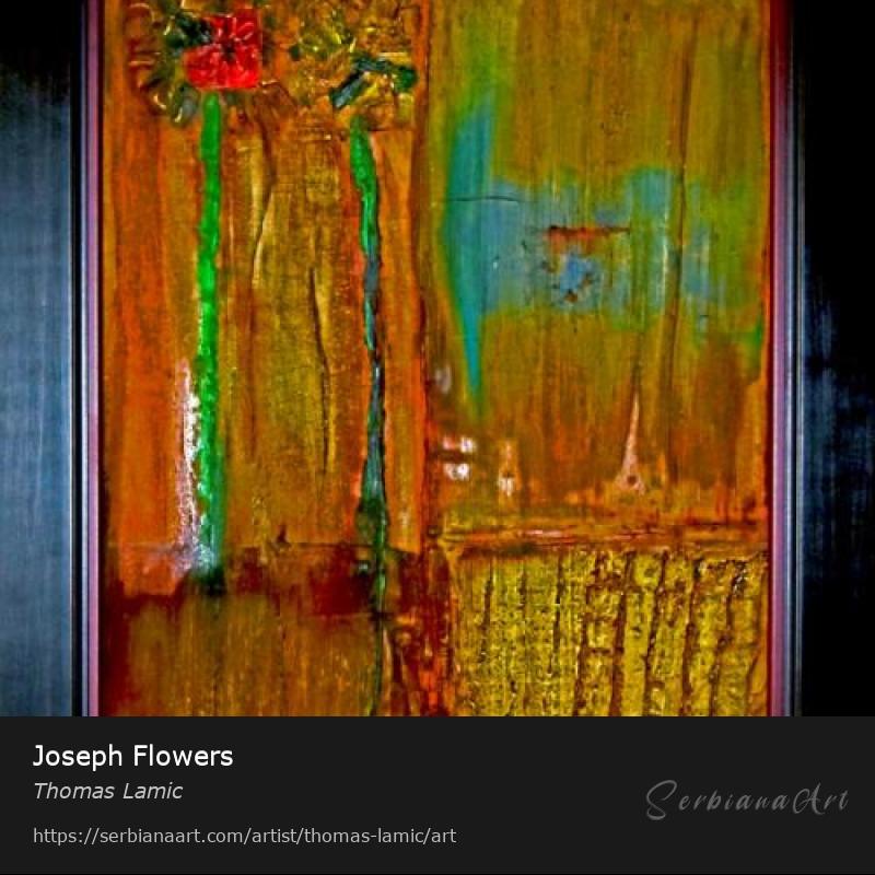 Joseph Flowers, Oil/Panel, Thomas Lamic