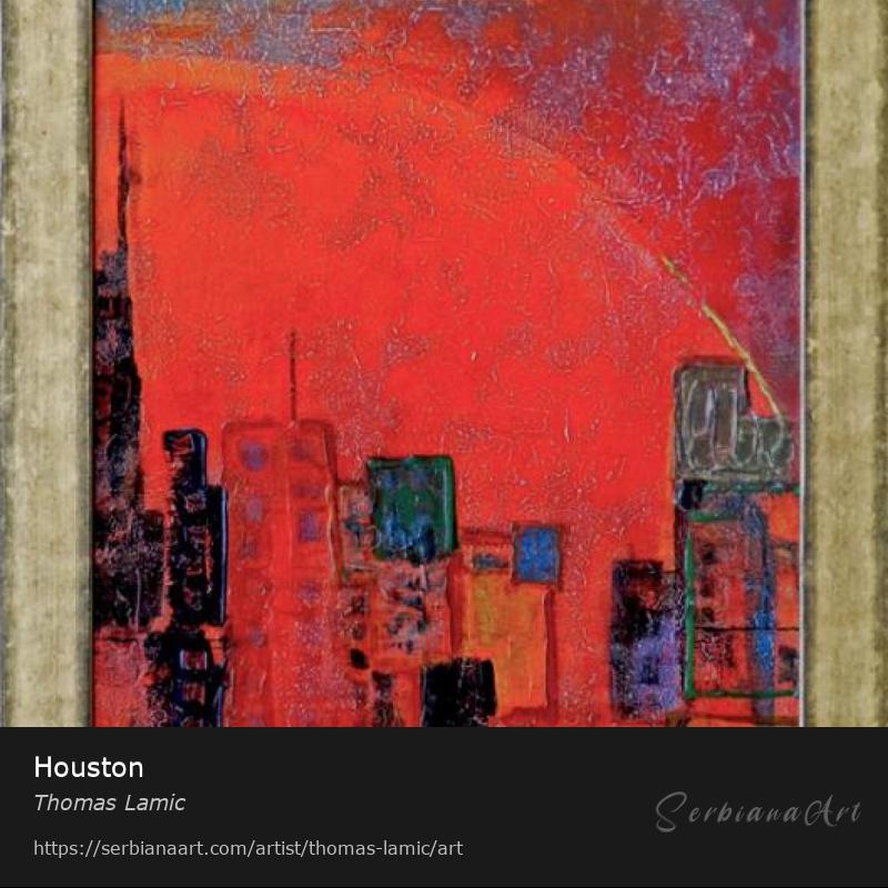 Houston, Acrylic/Canvas, Thomas Lamic