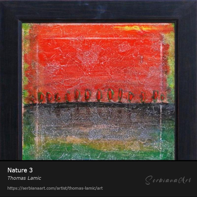 Nature 3, Acrylic/Canvas, Thomas Lamic
