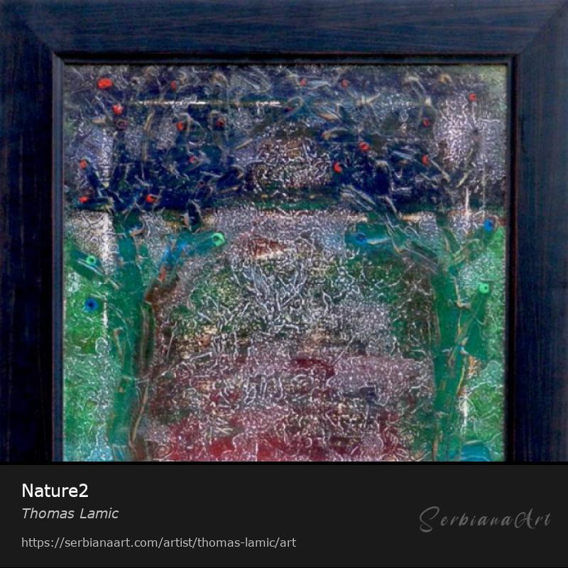 Nature2, Acrylic/Canvas, Thomas Lamic