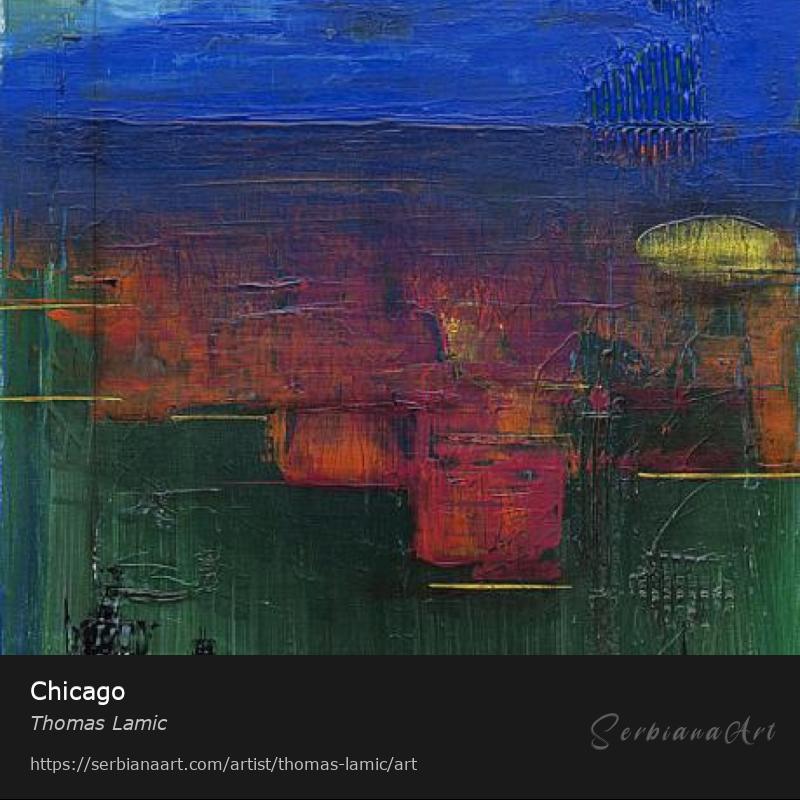 Chicago, Acrylic/Canvas, Thomas Lamic