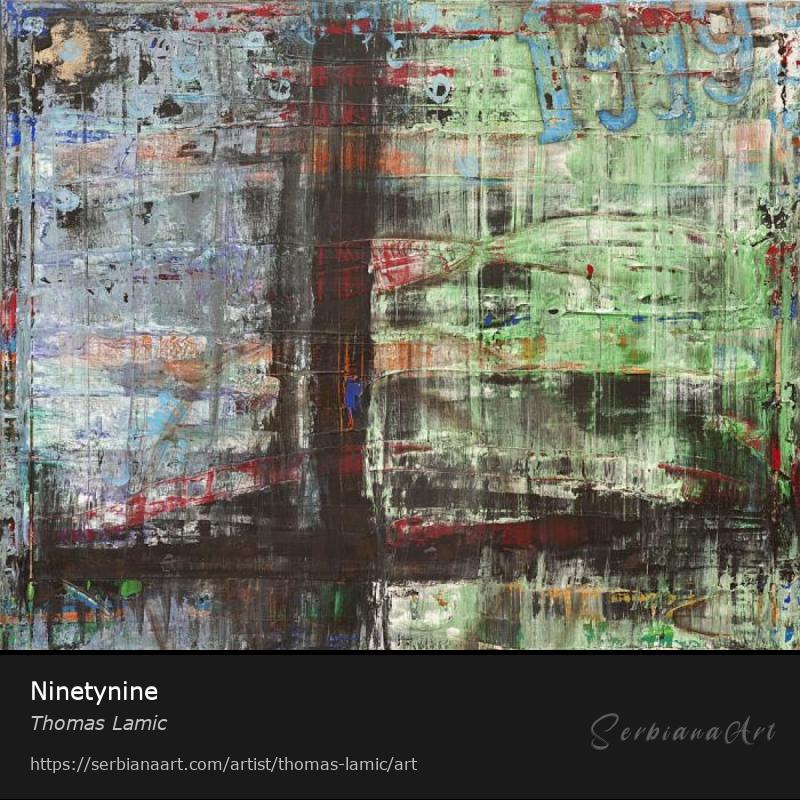 Ninetynine, Acrylic/Canvas, Thomas Lamic