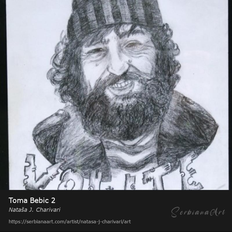 Toma Bebic 2, Pencil/Paper, Nataša J. Charivari