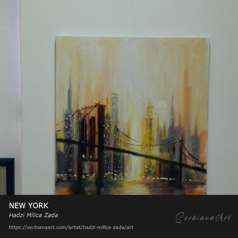 NEW YORK, Oil/Canvas, Hadzi Milica Zada