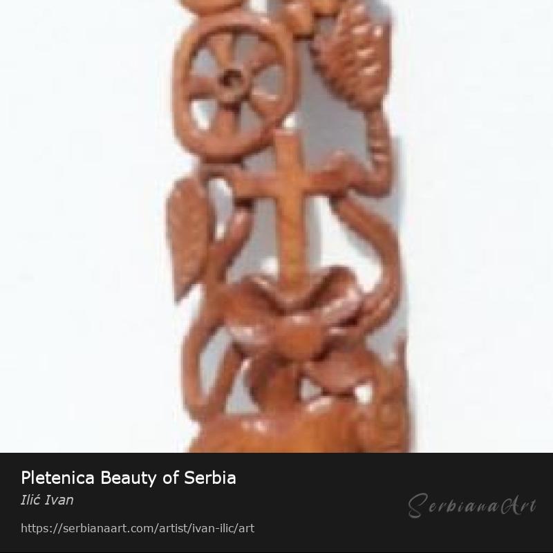 Pletenica Beauty of Serbia, Sculpture/Wood, Ilić Ivan