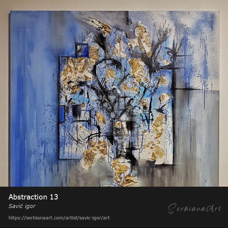 Abstraction 13, Acrylic/Canvas, Savić igor