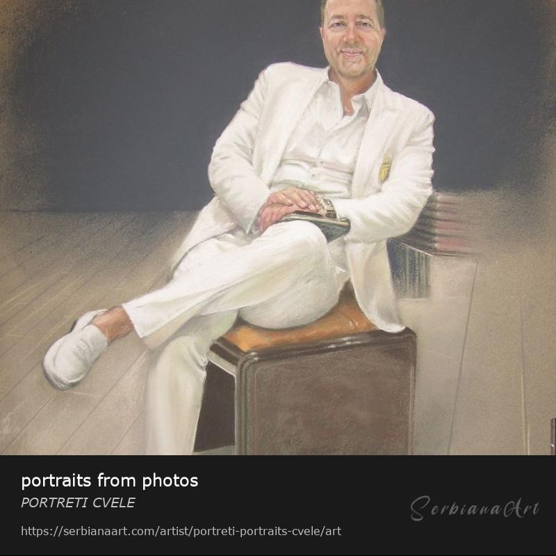 portraits from photos, Pastel/Paper, PORTRETI CVELE