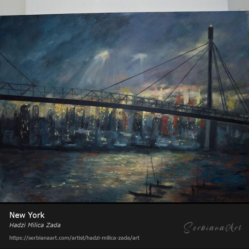 New York, Oil/Canvas, Hadzi Milica Zada