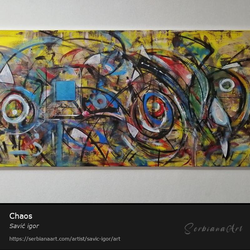 Chaos, Acrylic/Canvas, Savić igor