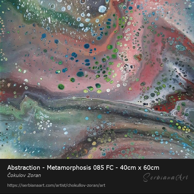 Abstraction - Metamorphosis 085 FC - 40cm x 60cm, Acrylic/Canvas, Čokulov Zoran