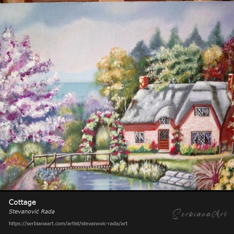 Cottage, Creative Handicraft/Canvas, Stevanović Rada
