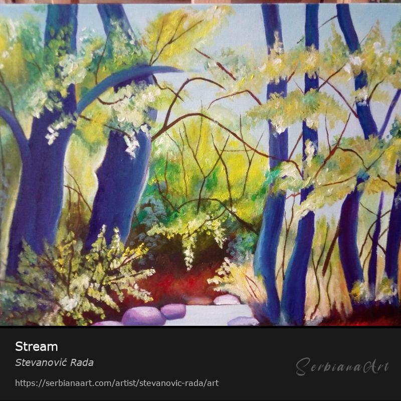Stream, Creative Handicraft/Canvas, Stevanović Rada