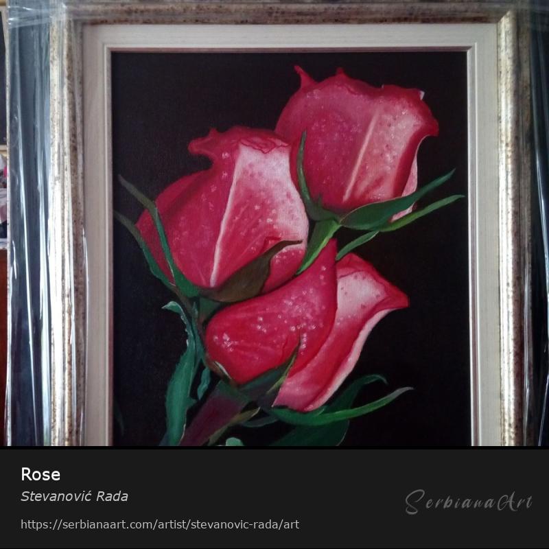 Rose, Creative Handicraft/Canvas, Stevanović Rada