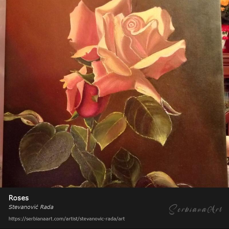 Roses, Creative Handicraft/Canvas, Stevanović Rada