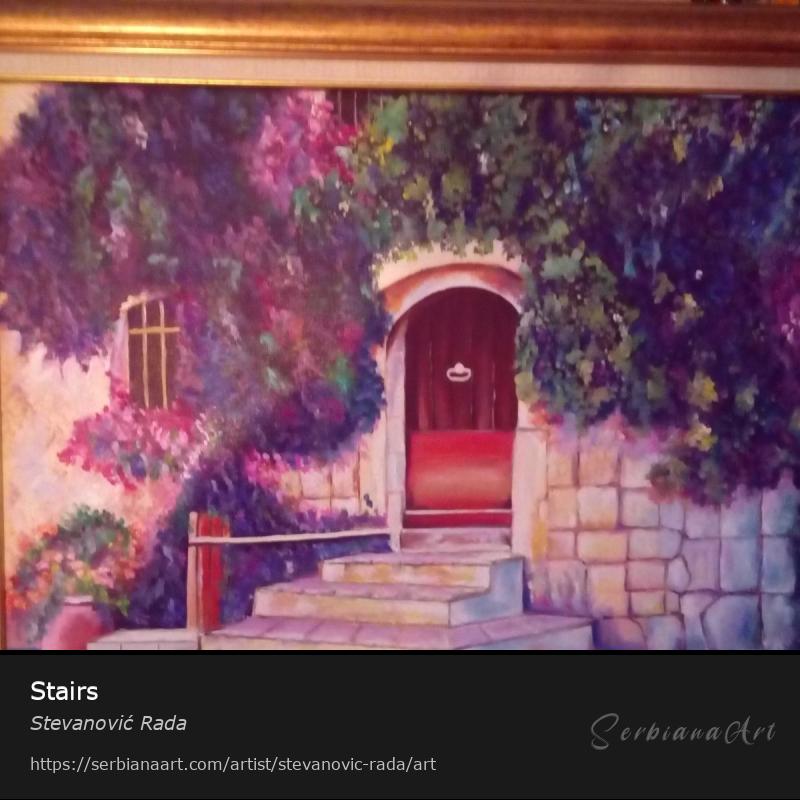 Stairs, Creative Handicraft/Canvas, Stevanović Rada