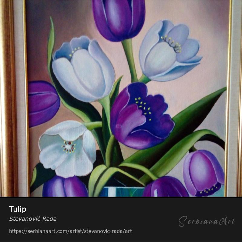 Tulip, Creative Handicraft/Canvas, Stevanović Rada