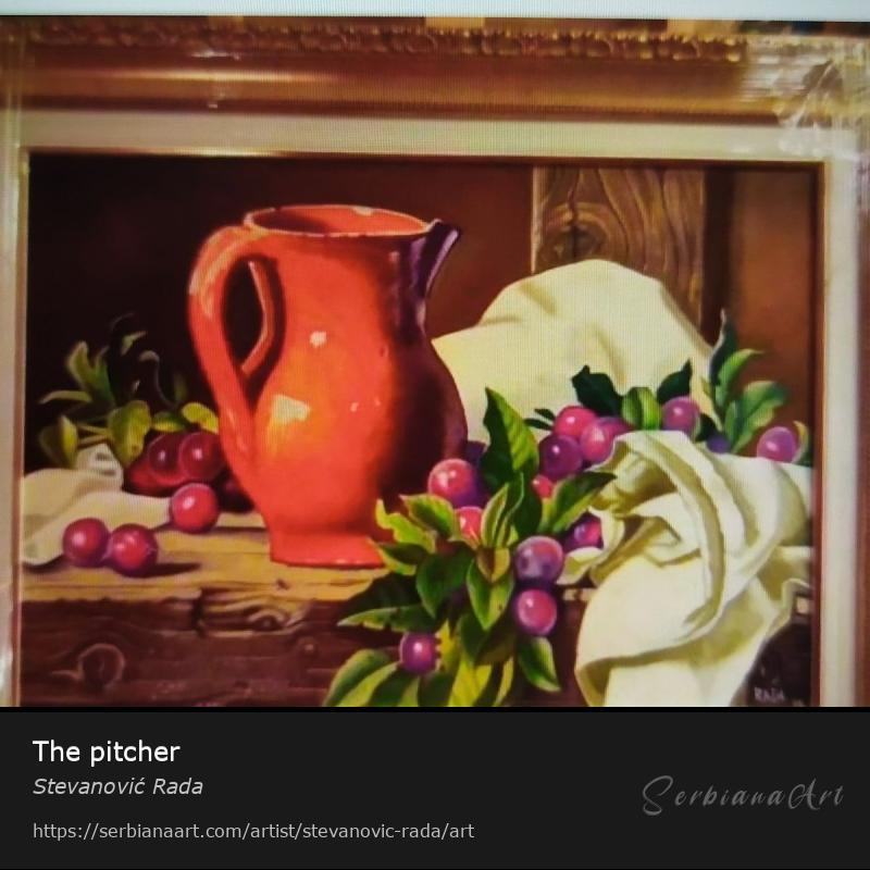 The pitcher, Creative Handicraft/Canvas, Stevanović Rada