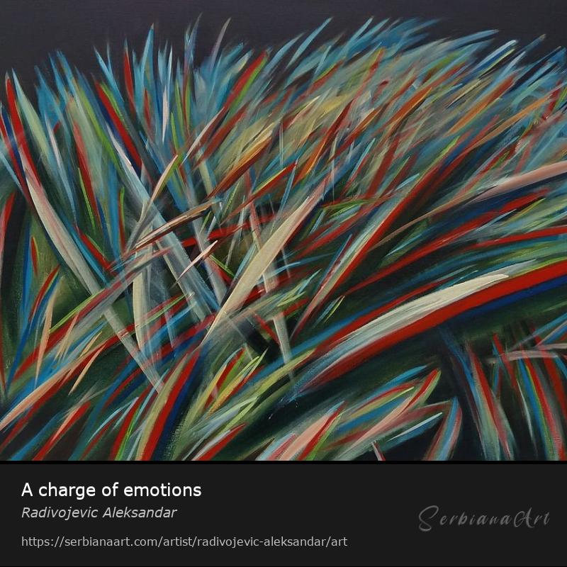 A charge of emotions, Oil/Canvas, Radivojevic Aleksandar