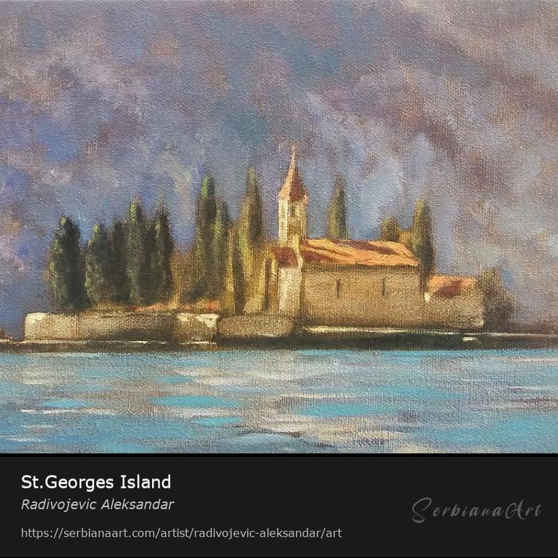 St.Georges Island, Oil/Canvas, Radivojevic Aleksandar
