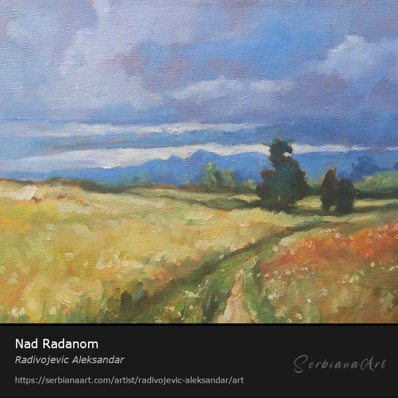 Nad Radanom, Oil/Canvas, Radivojevic Aleksandar