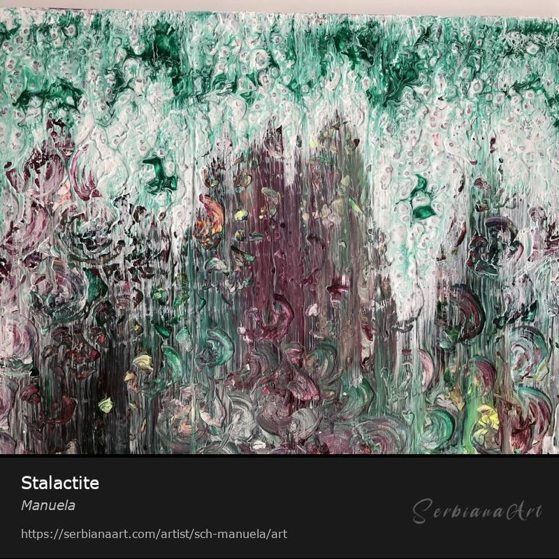 Stalactite, Acrylic/Canvas, Manuela