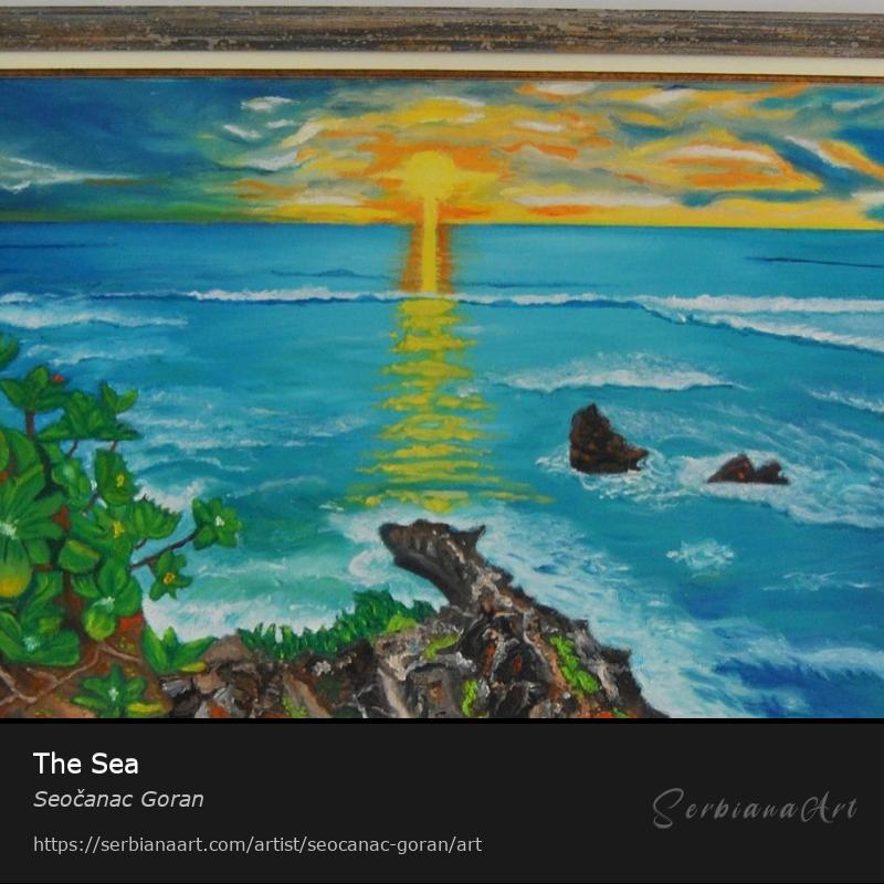 The Sea, Oil/Canvas, Seočanac Goran