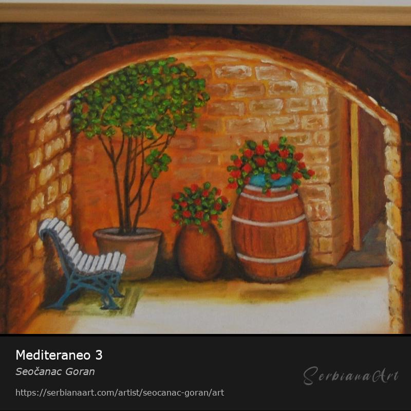 Mediteraneo 3, Oil/Canvas, Seočanac Goran