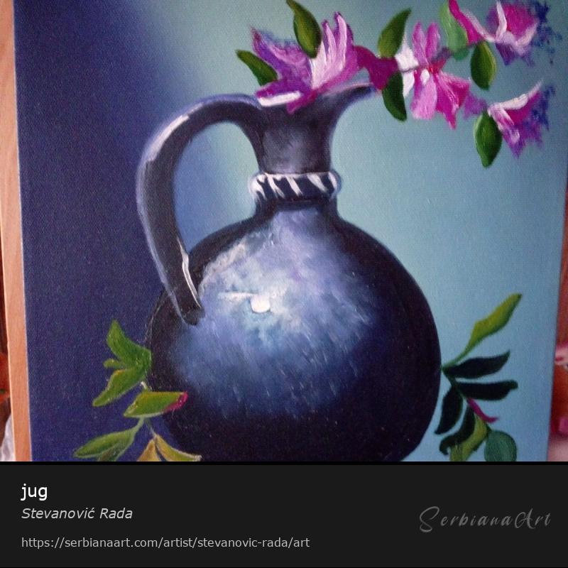 jug, Oil/Canvas, Stevanović Rada