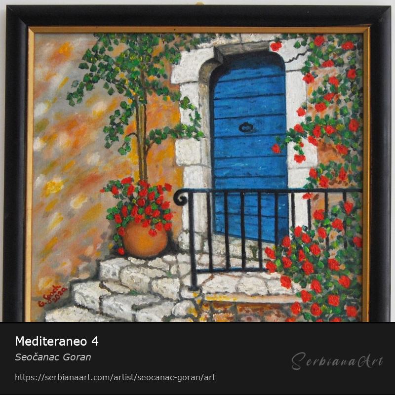 Mediteraneo 4, Oil/Canvas, Seočanac Goran