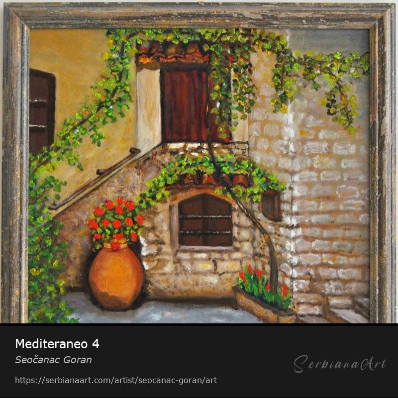 Mediteraneo 4, Oil/Canvas, Seočanac Goran
