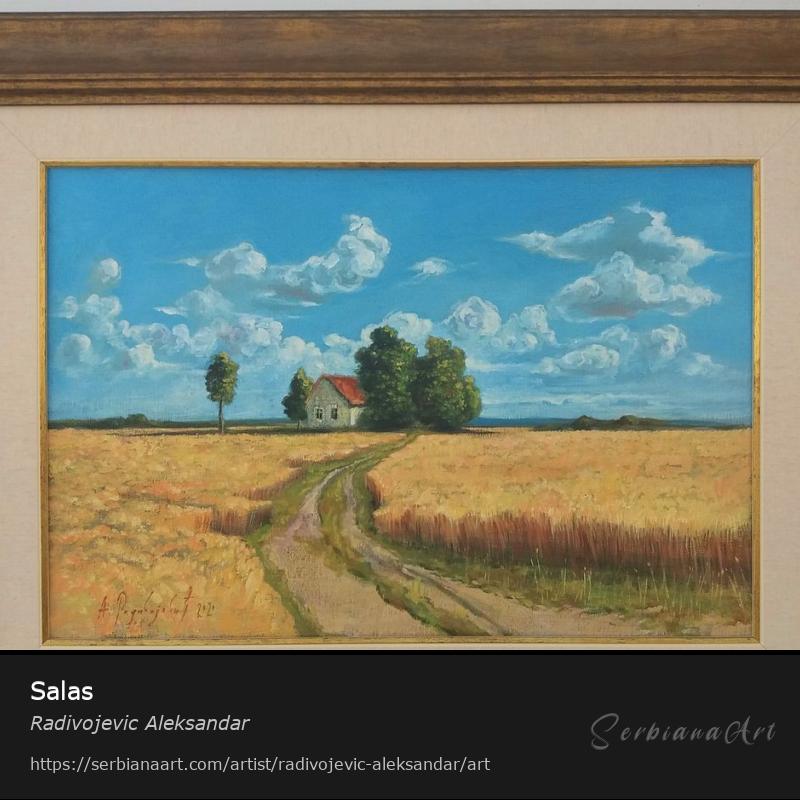 Salas, Oil/Canvas, Radivojevic Aleksandar