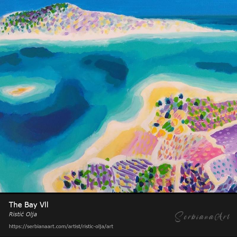 The Bay Vll, Acrylic/Canvas, Ristić Olja