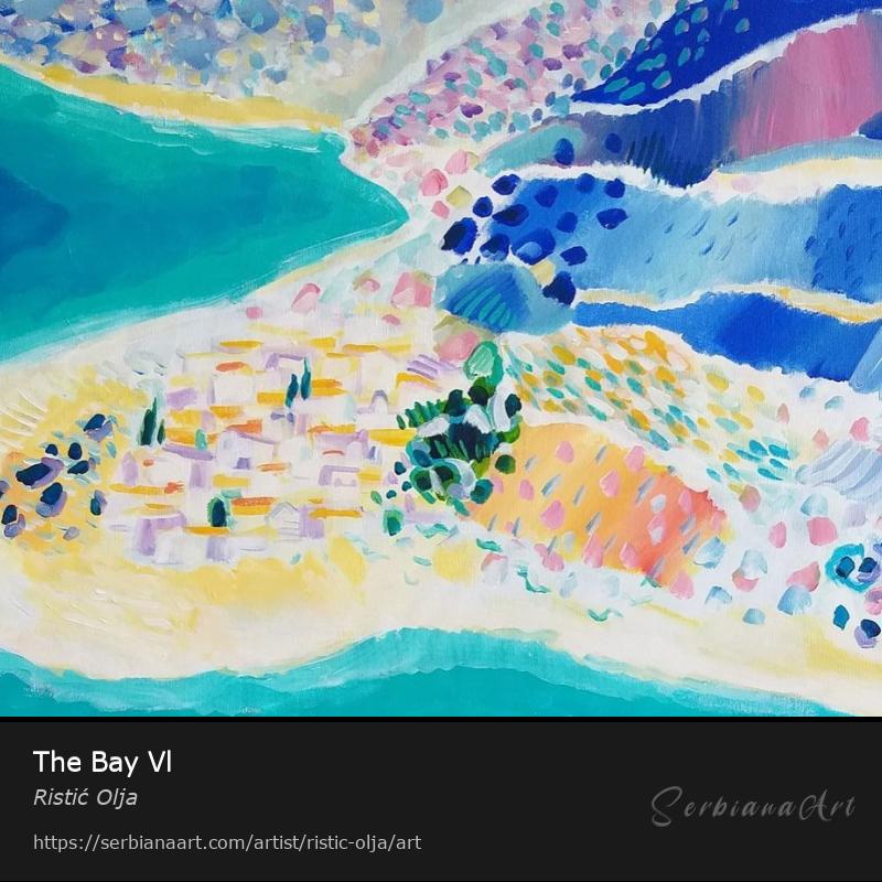 The Bay Vl, Acrylic/Canvas, Ristić Olja