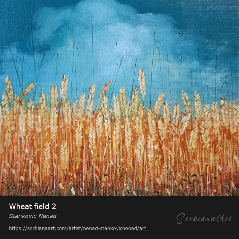 Wheat field 2, Mixed Media/Canvas, Stankovic Nenad