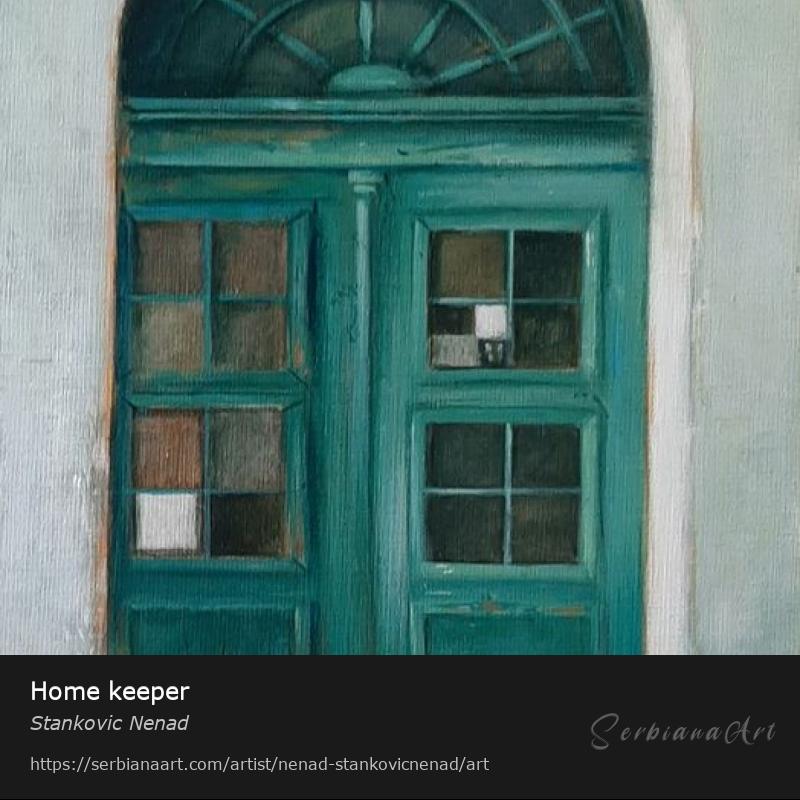 Home keeper, Mixed Media/Canvas, Stankovic Nenad