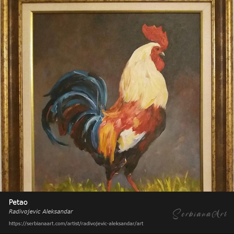 Petao, Oil/Canvas, Radivojevic Aleksandar