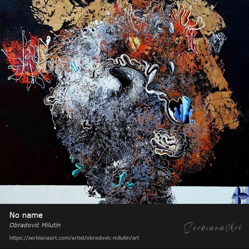 No name, Oil/Canvas, Obradović Milutin