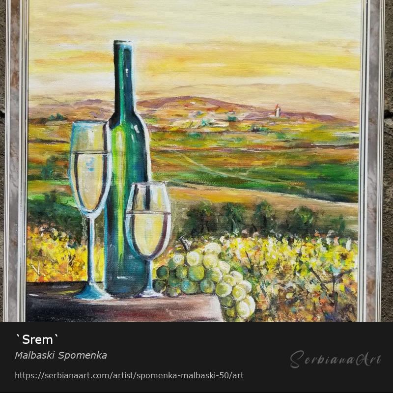 `Srem`, Oil/Canvas, Malbaski Spomenka