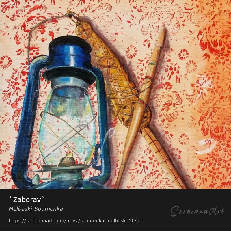`Zaborav`, Oil/Canvas, Malbaski Spomenka