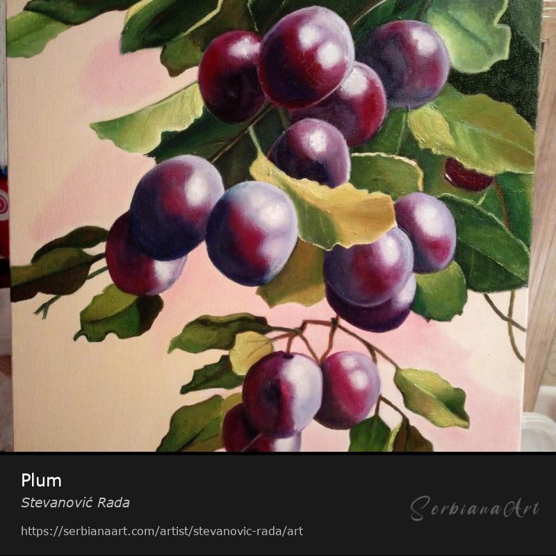 Plum, Creative Handicraft/Canvas, Stevanović Rada
