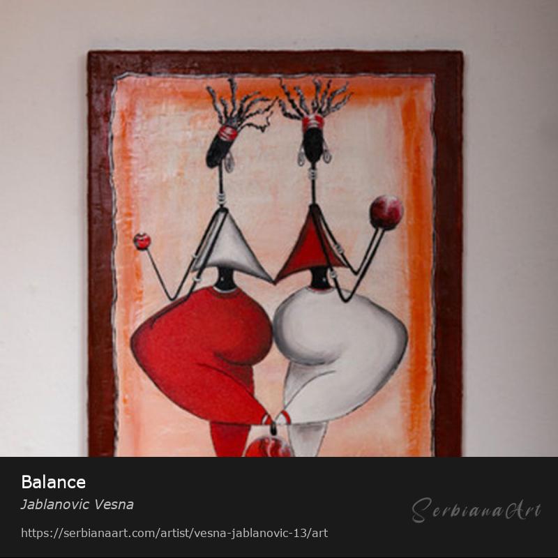 Balance, Acrylic/Canvas, Jablanovic Vesna