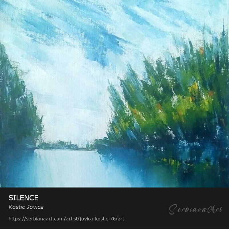 SILENCE, Oil/Canvas, Kostic Jovica