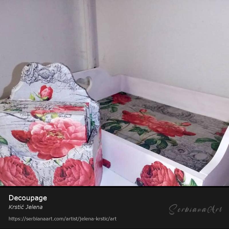 Decoupage, Creative Handicraft/Wood, Krstić Jelena