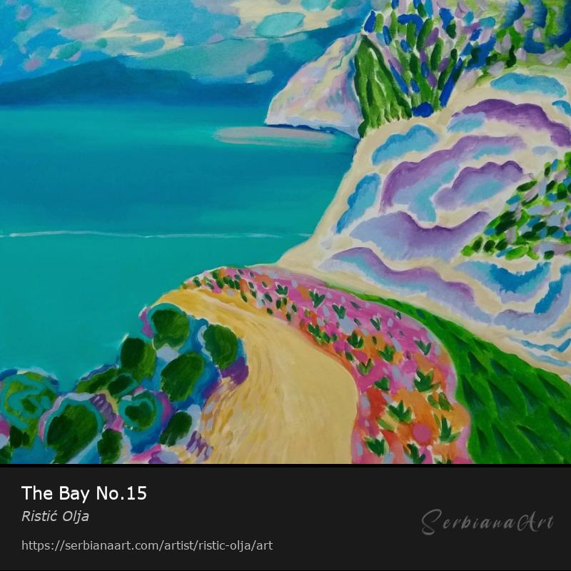 The Bay No.15, Acrylic/Canvas, Ristić Olja