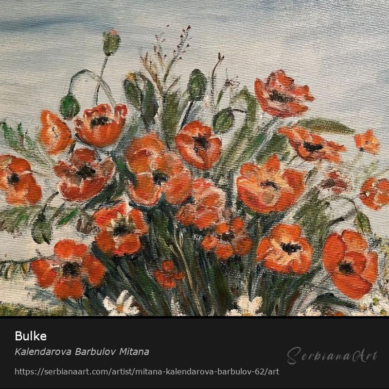 Bulke, Oil/Canvas, Kalendarova Barbulov Mitana