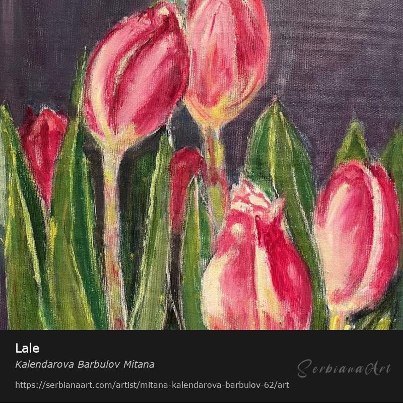 Lale, Acrylic/Canvas, Kalendarova Barbulov Mitana