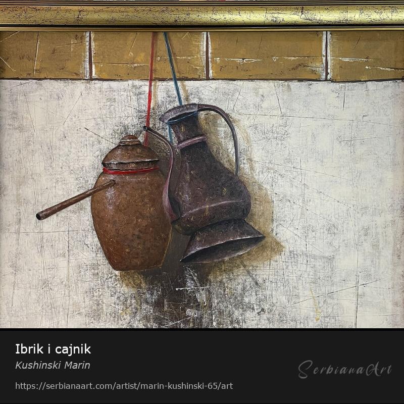 Ibrik i cajnik, Oil/Canvas, Kushinski Marin