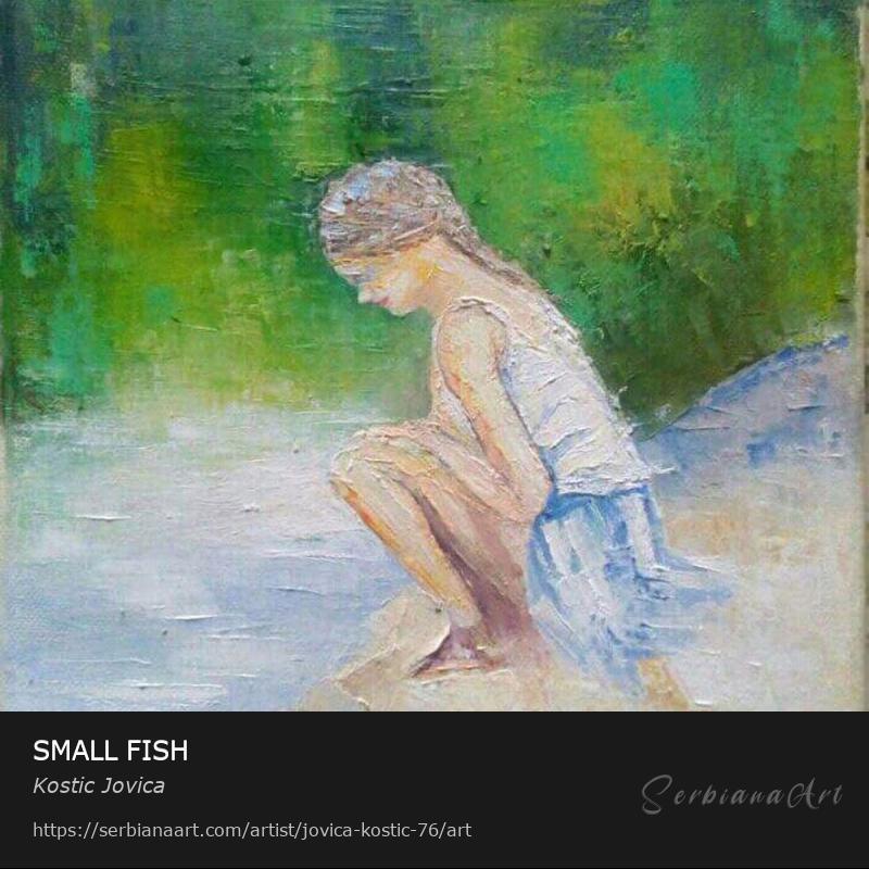 SMALL FISH, Oil/Canvas, Kostic Jovica