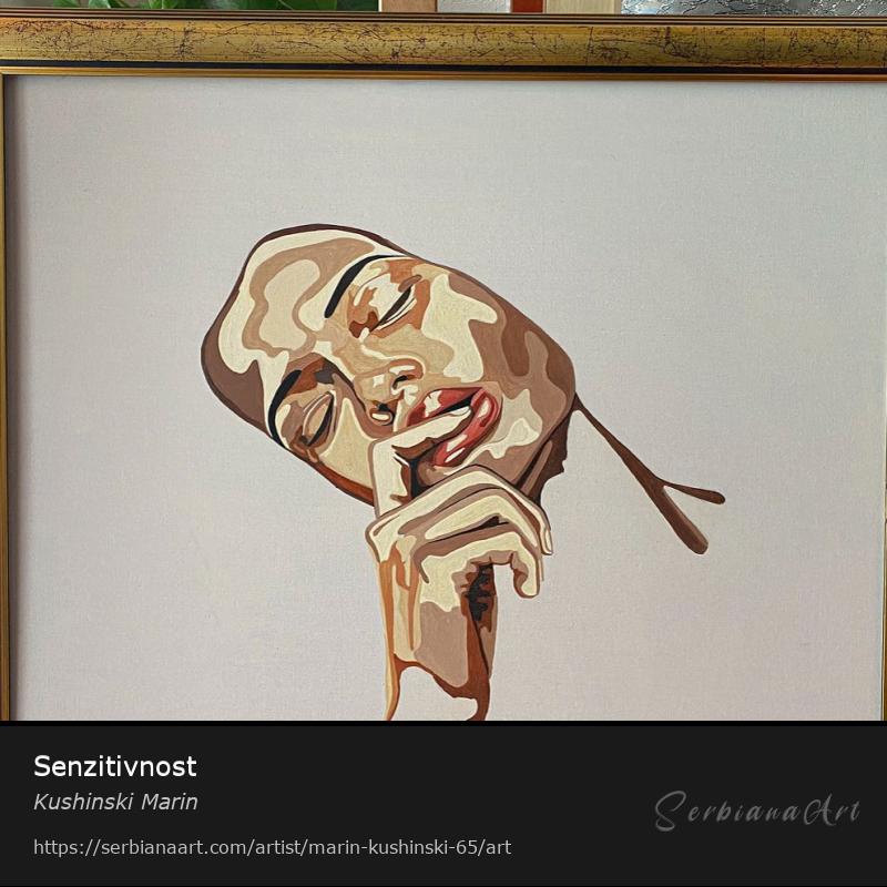 Senzitivnost, Oil/Canvas, Kushinski Marin