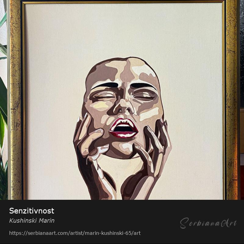 Senzitivnost, Oil/Canvas, Kushinski Marin